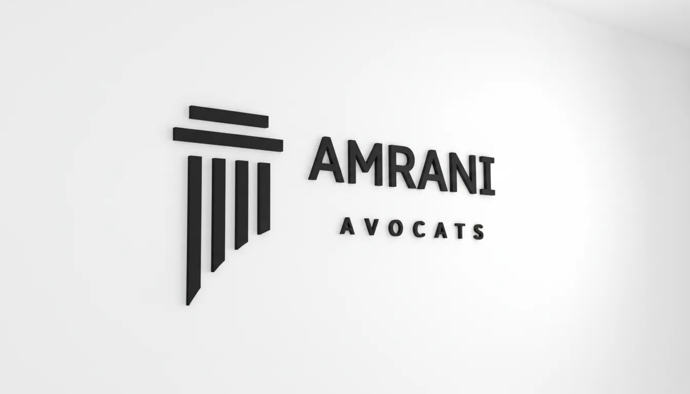 Amrani Avocats - 3D letters