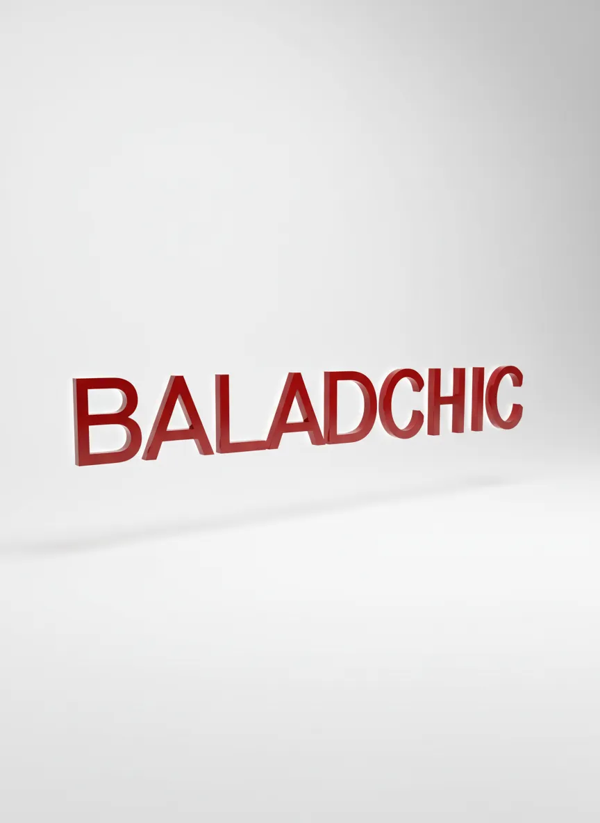 BaladChic - 3D letters