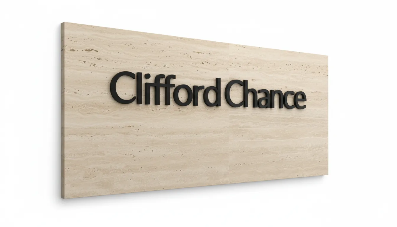 Clifford Chance - 3D letters