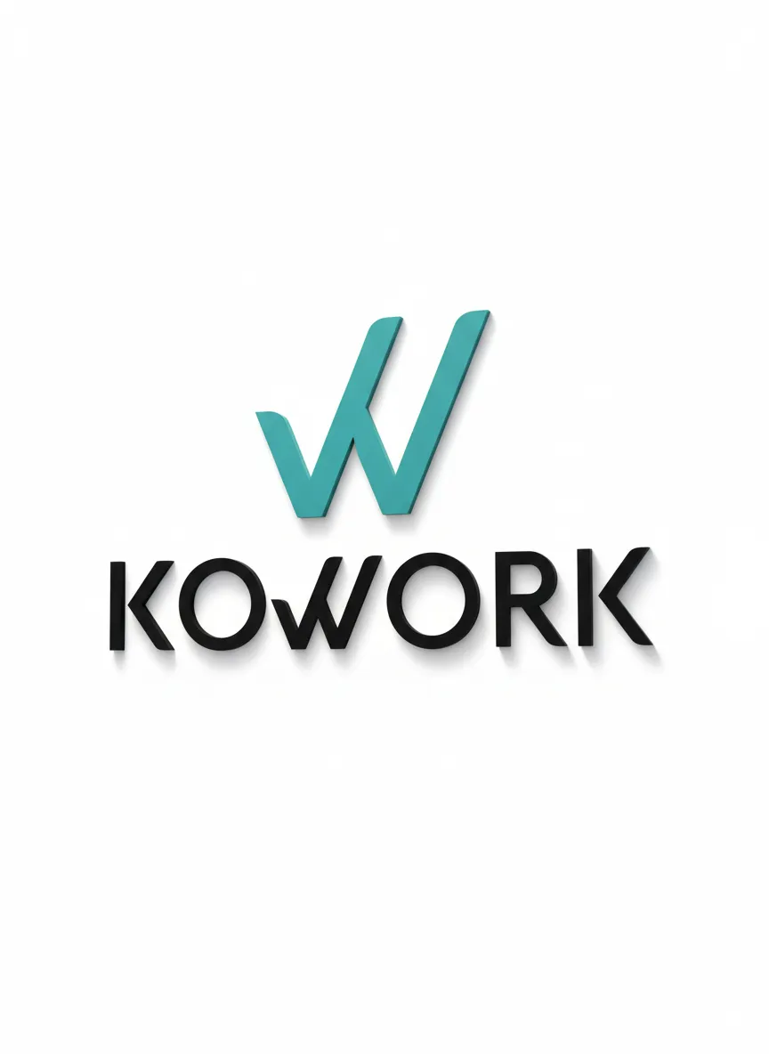 Kowork - 3D letters