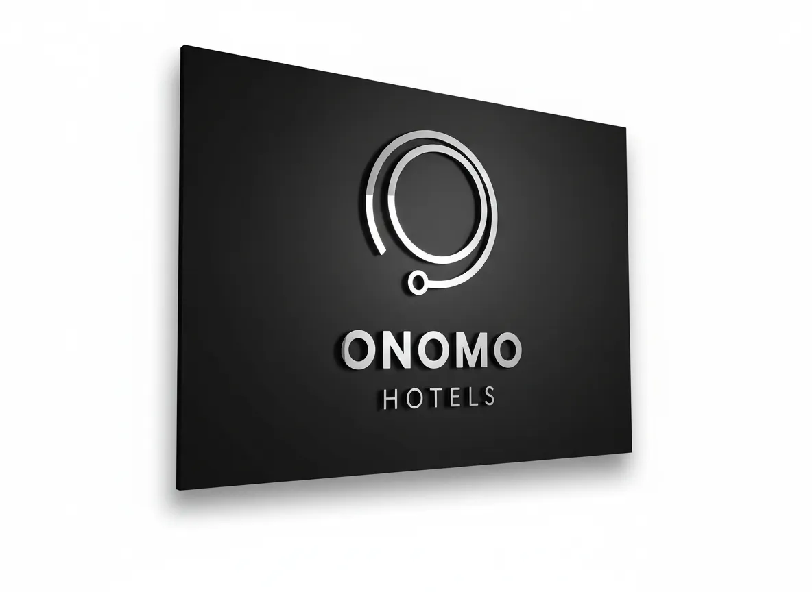 Onomo Hotels - Black plate