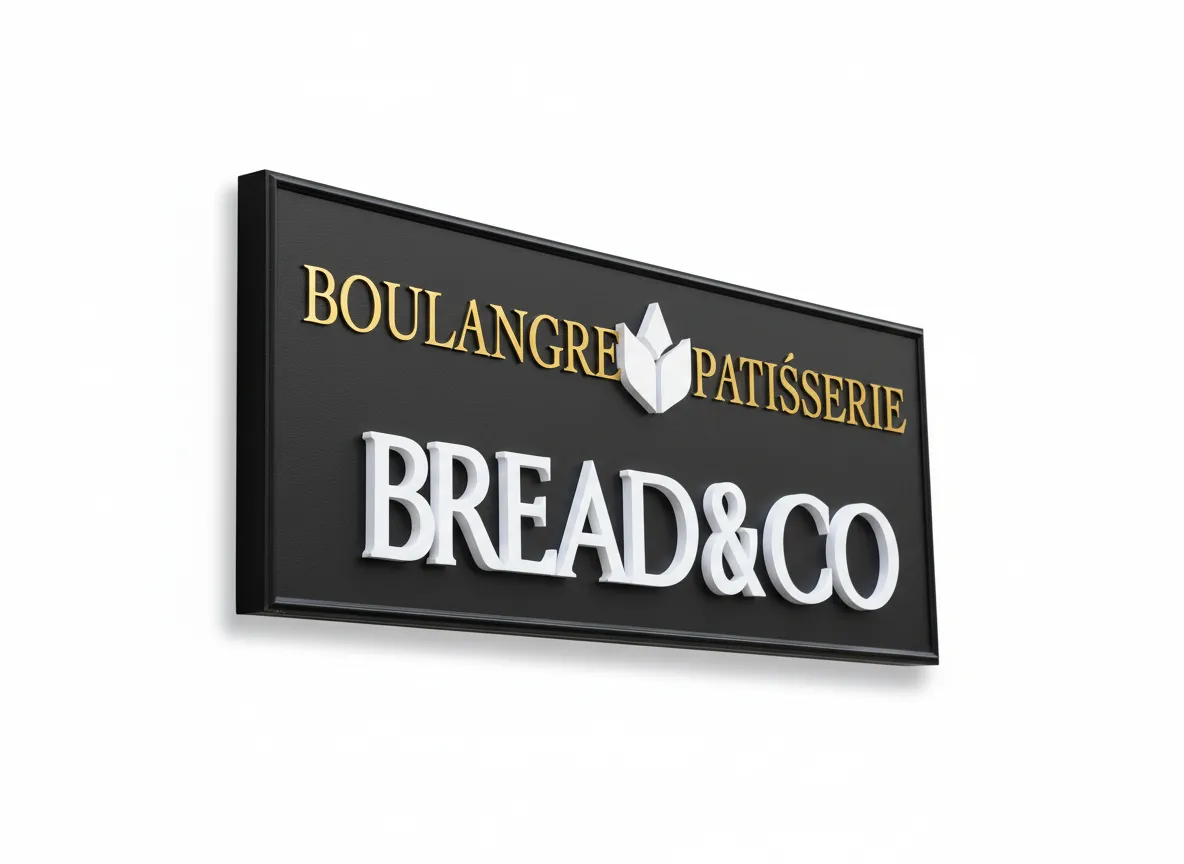 Bread&Co - Facade sign
