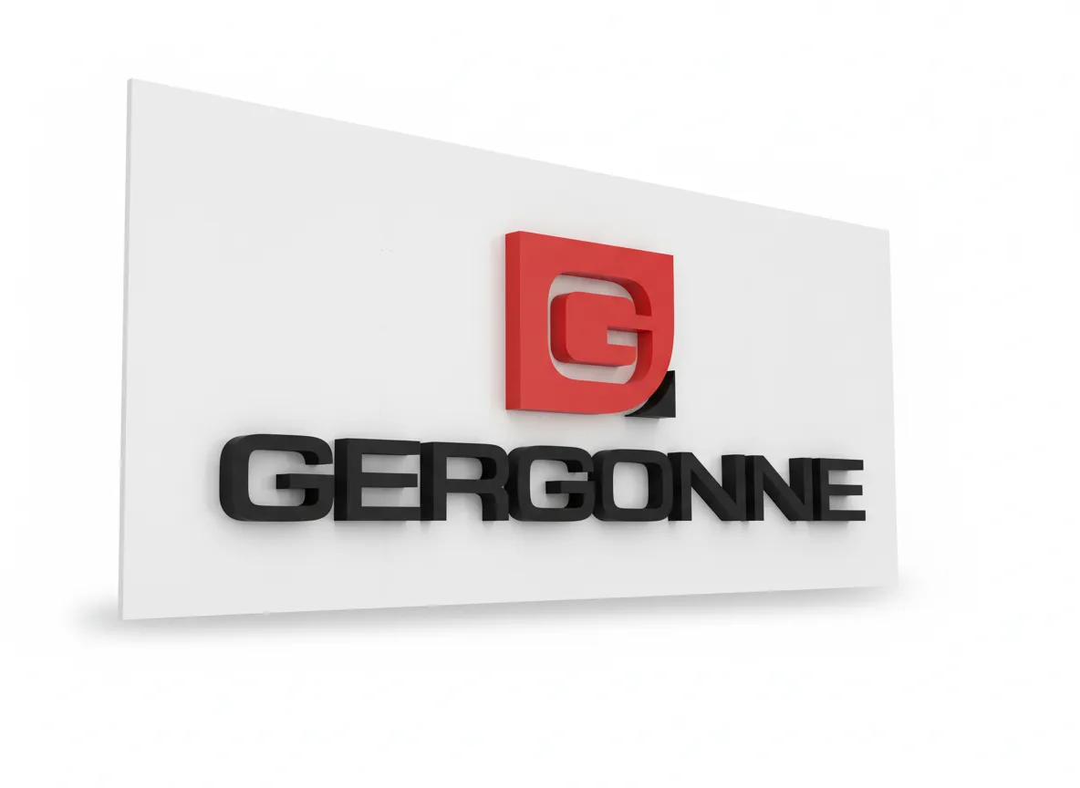 Gergonne - 3D relief sign