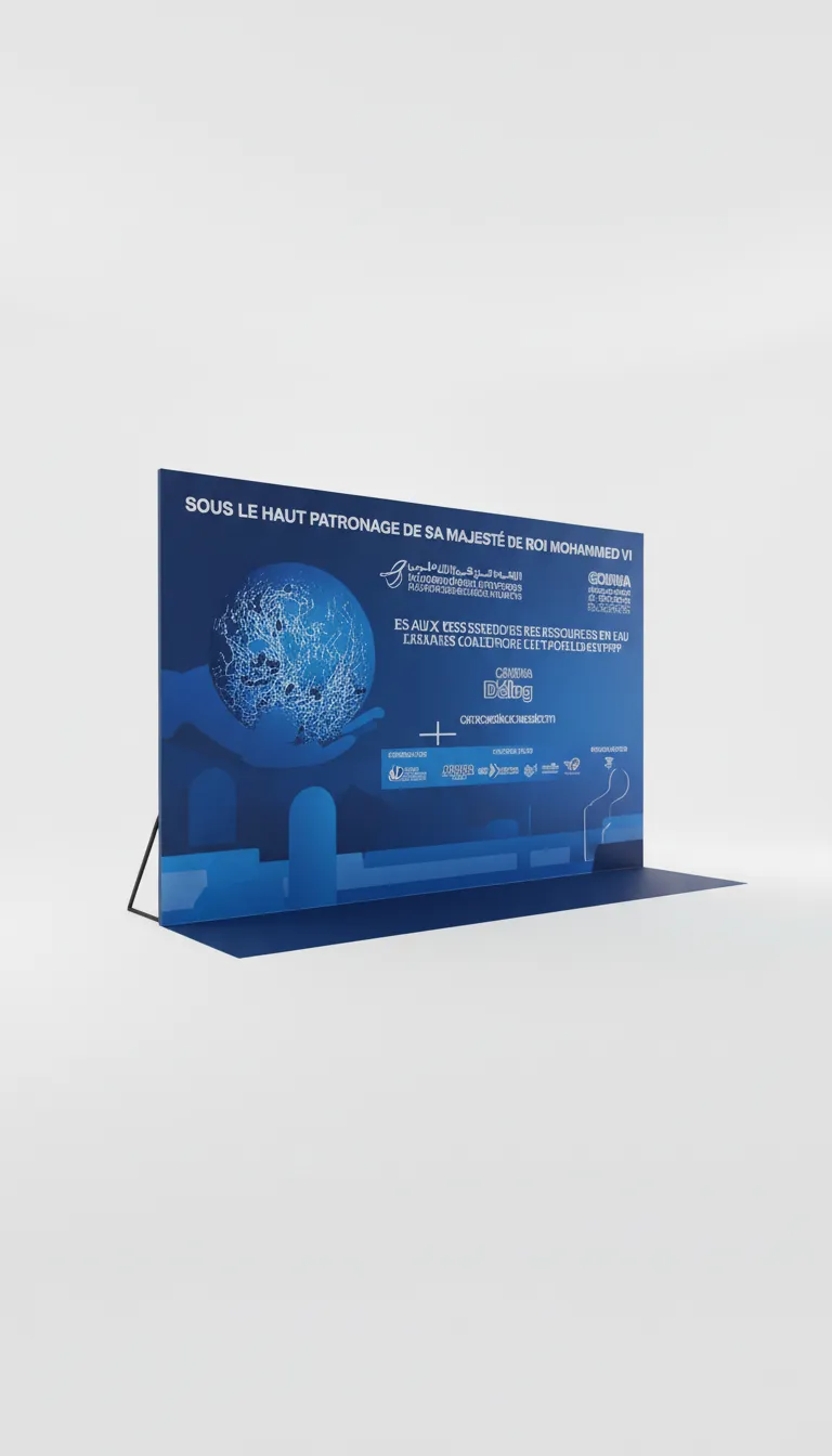 LED screen - One Water Summit stand