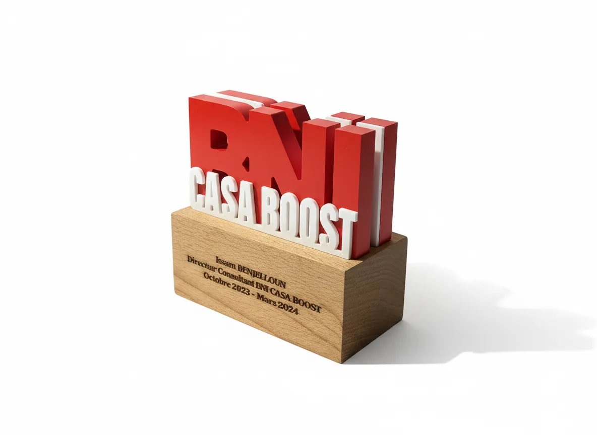 BNI Casa Boost - 3D trophy
