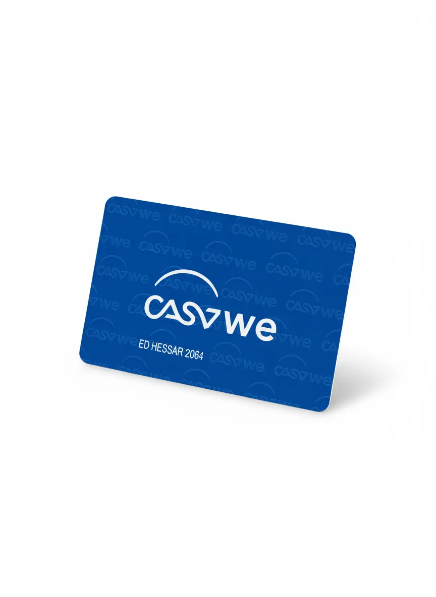 Caswe - Blue PVC card