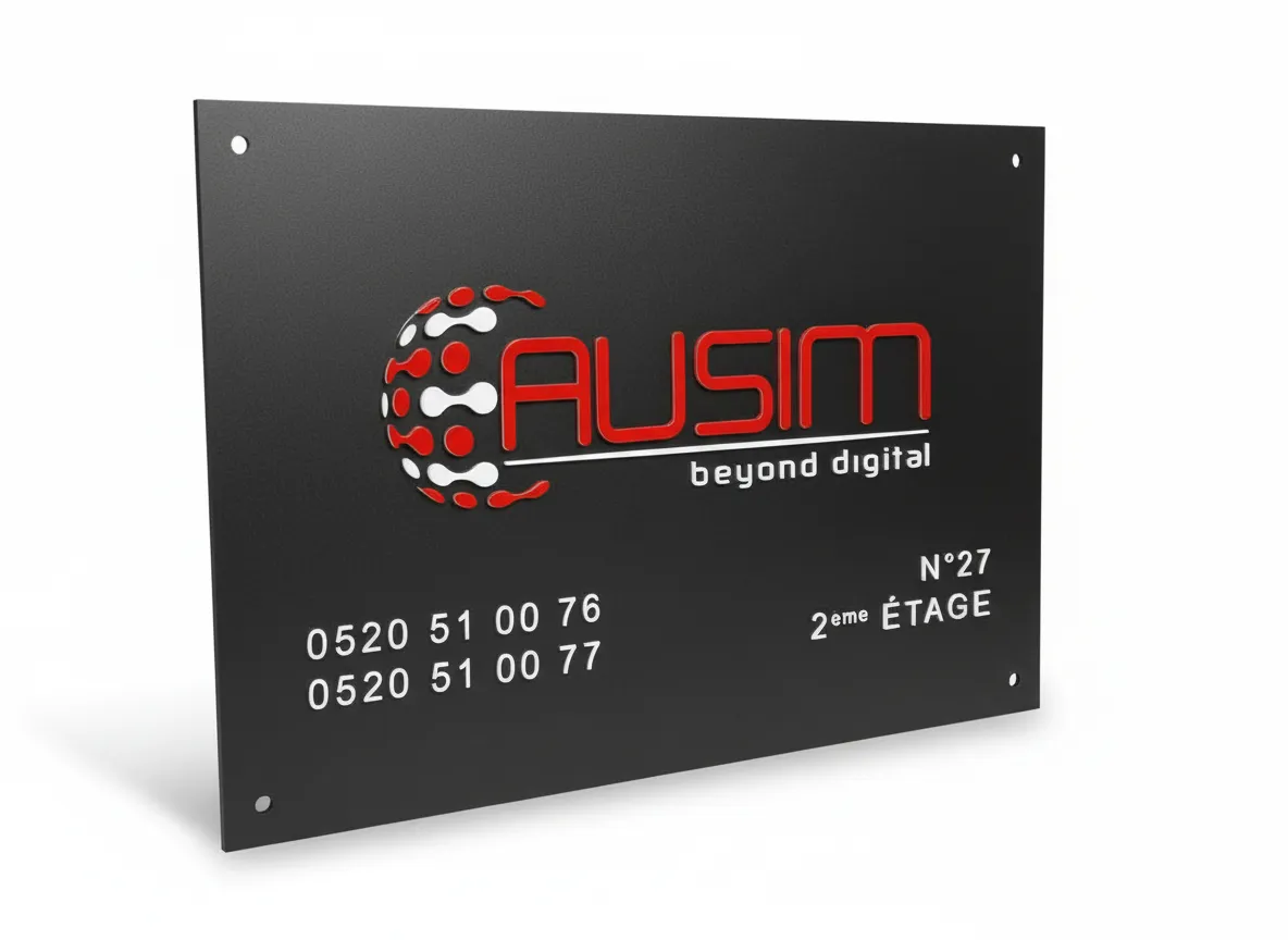 Ausim - Professional nameplate