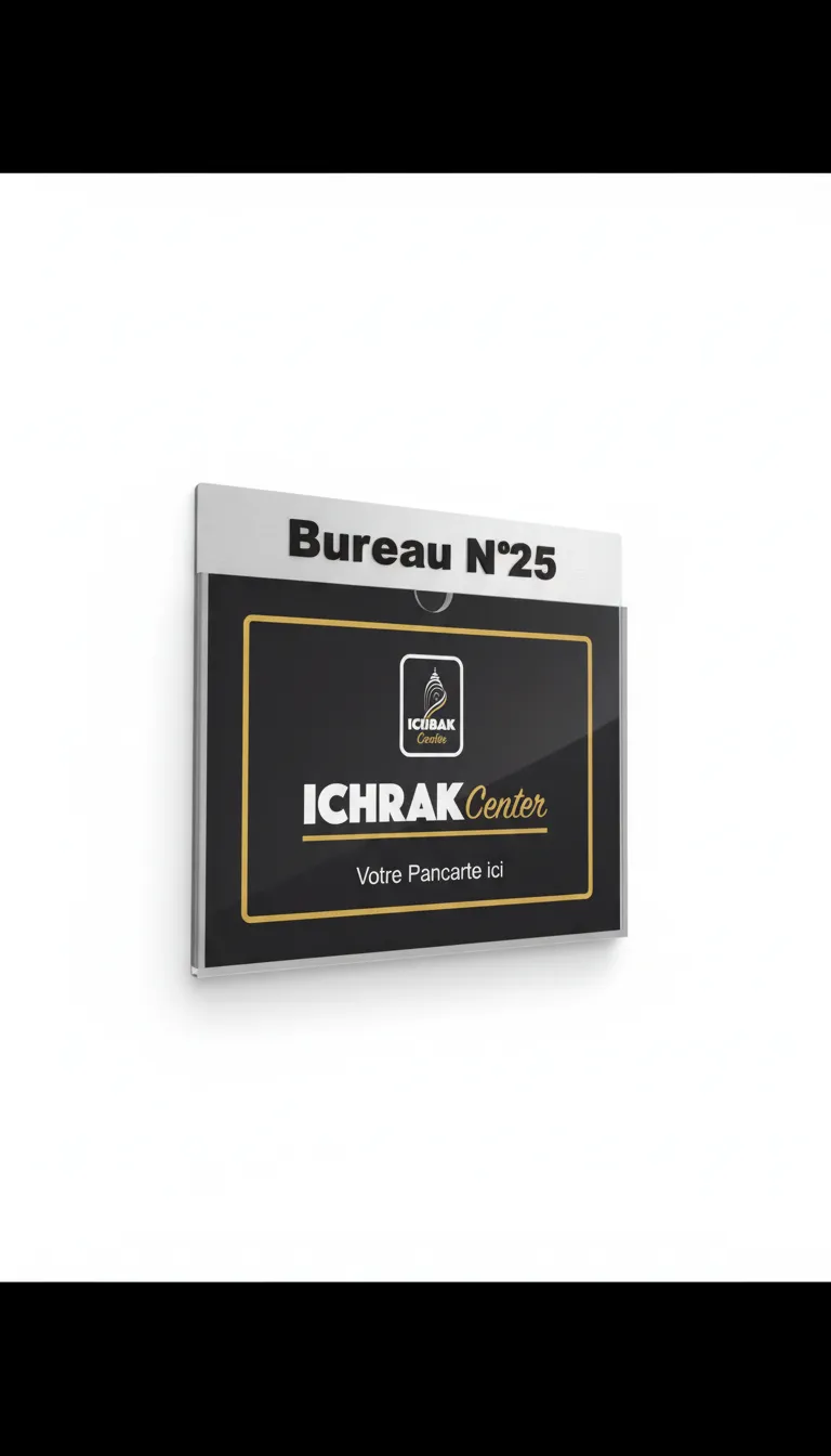 Ichrak Center - Office plate