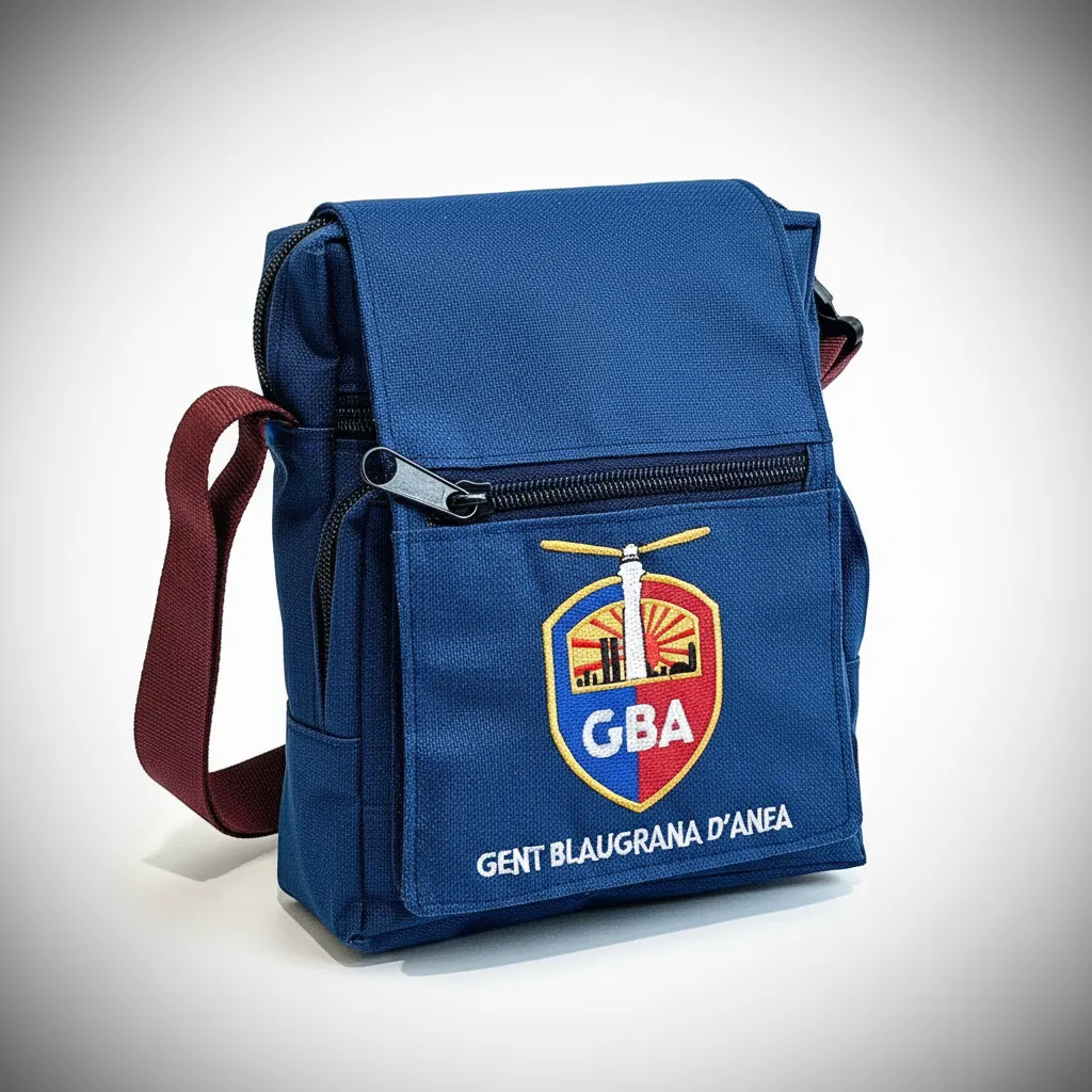 GBA - Embroidered messenger bag